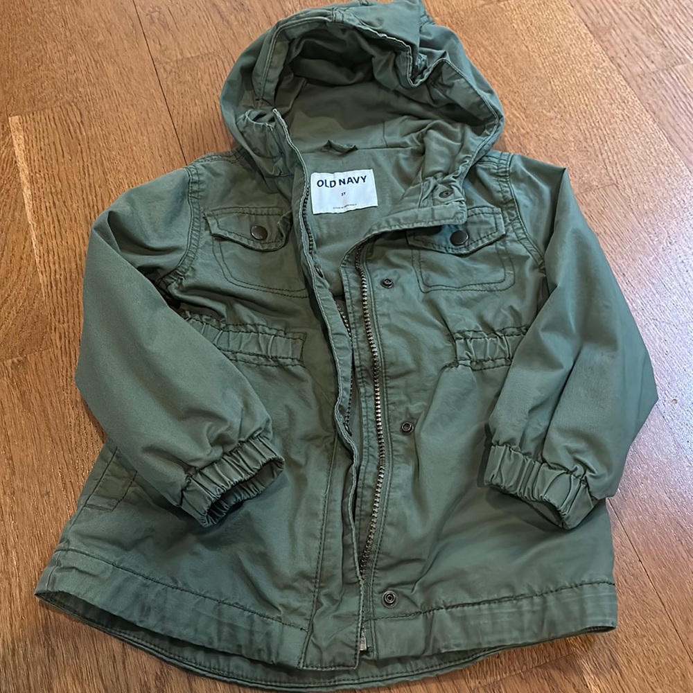 Gently used Old Navy toddler utility jacket